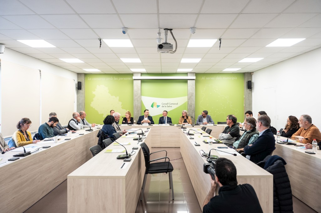 Foto: Tourdera. Acte de presentació del projecte Hydroscopia - REGEN l'11 de desembre a Santa Coloma de Farners.