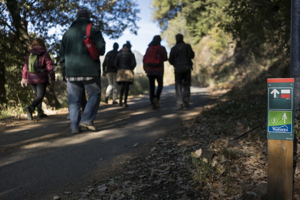 Foto: Xarxa de Parcs de la Diputació de Barcelona. Passejada guiada en un tram de la Tourdera al Parc Natural del Montseny