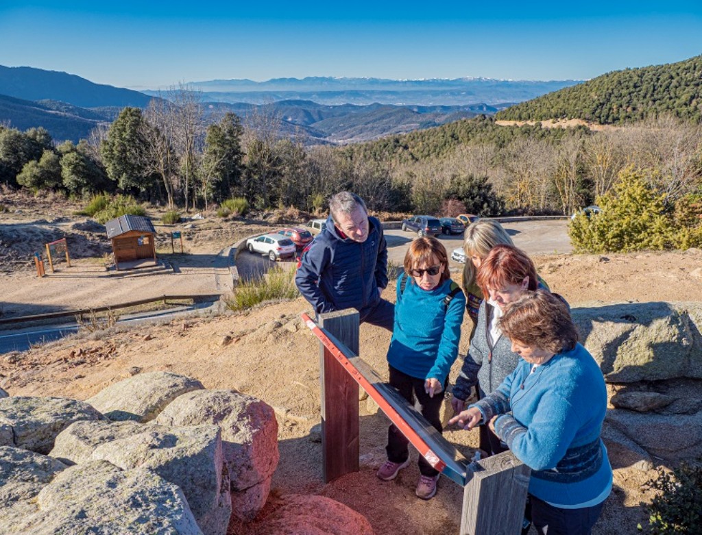 Font: Parc Natural del Montseny, aparcament lliure Coll de Bordoriol