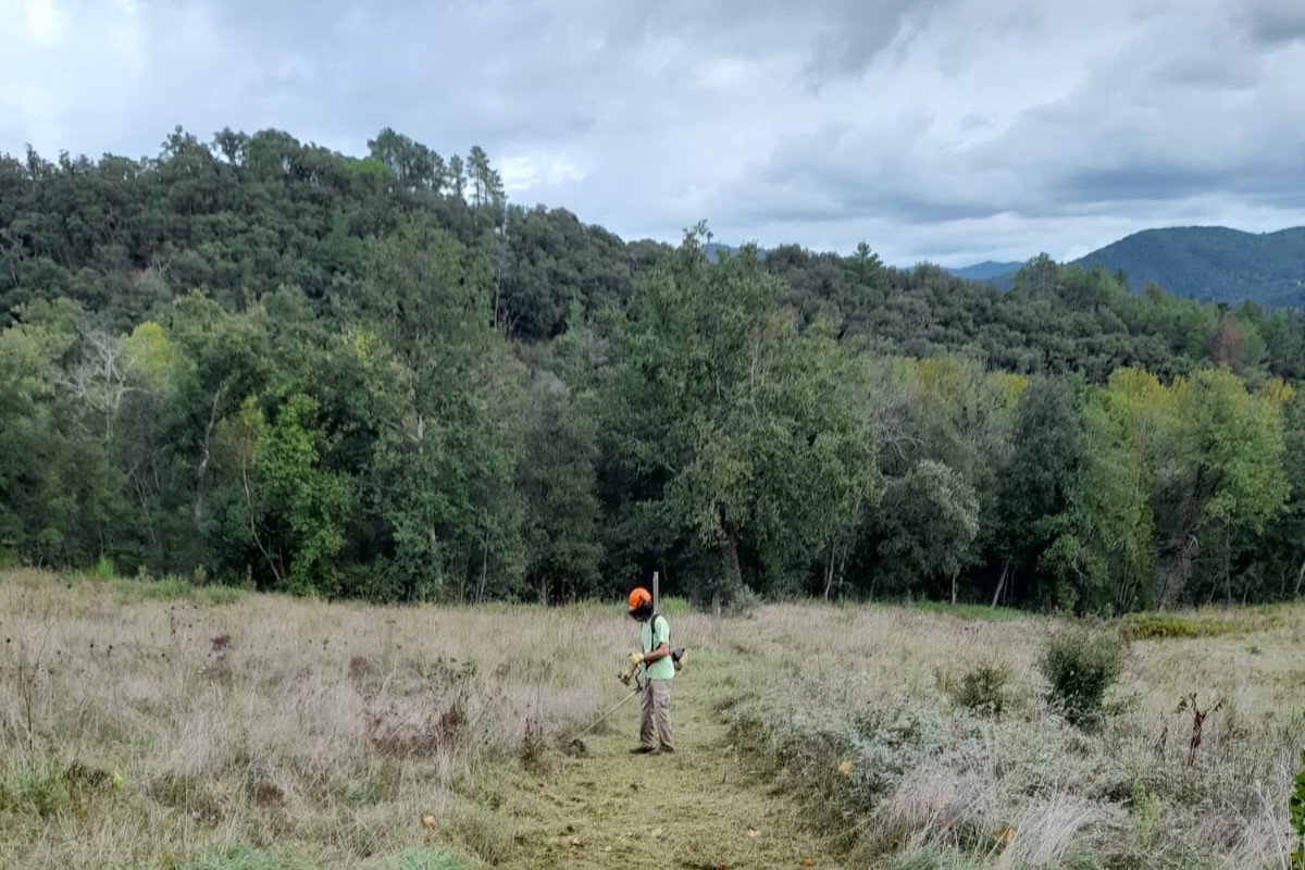 Foto: Tourdera. Imatge durant la revisió de la ruta