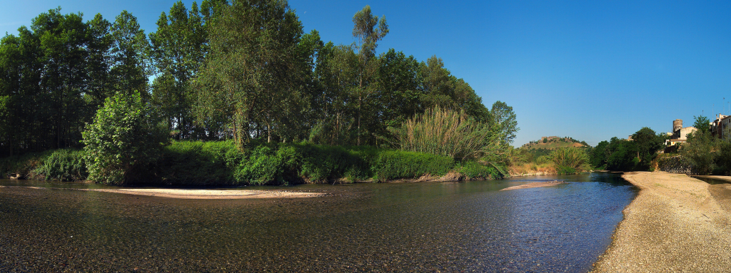 Foto: Associació de Turisme La Selva Comarca de l'Aigua. Ribes de la Tordera a Hostalric.