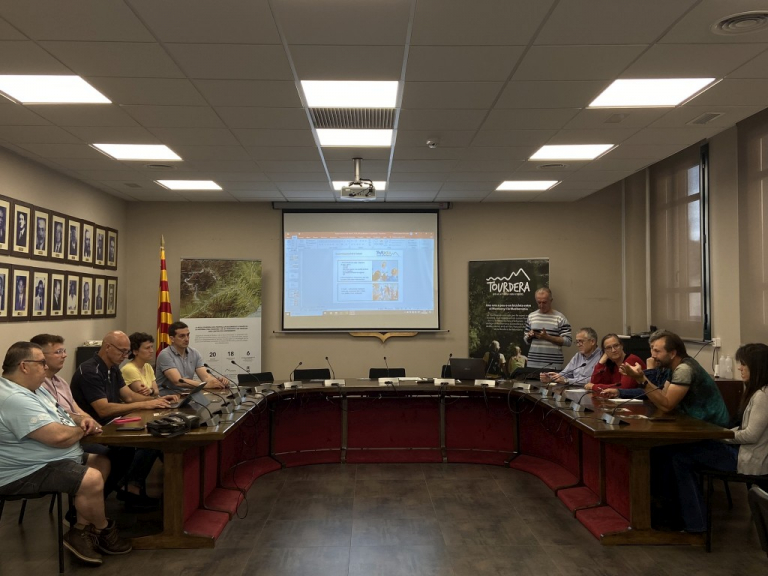 Foto: Tourdera. Trobada d'empresaris per crear producte turístic al voltant de la Tourdera.