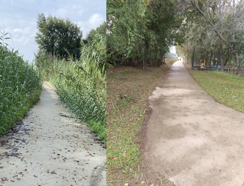 Manteniment de la ruta a Palafolls